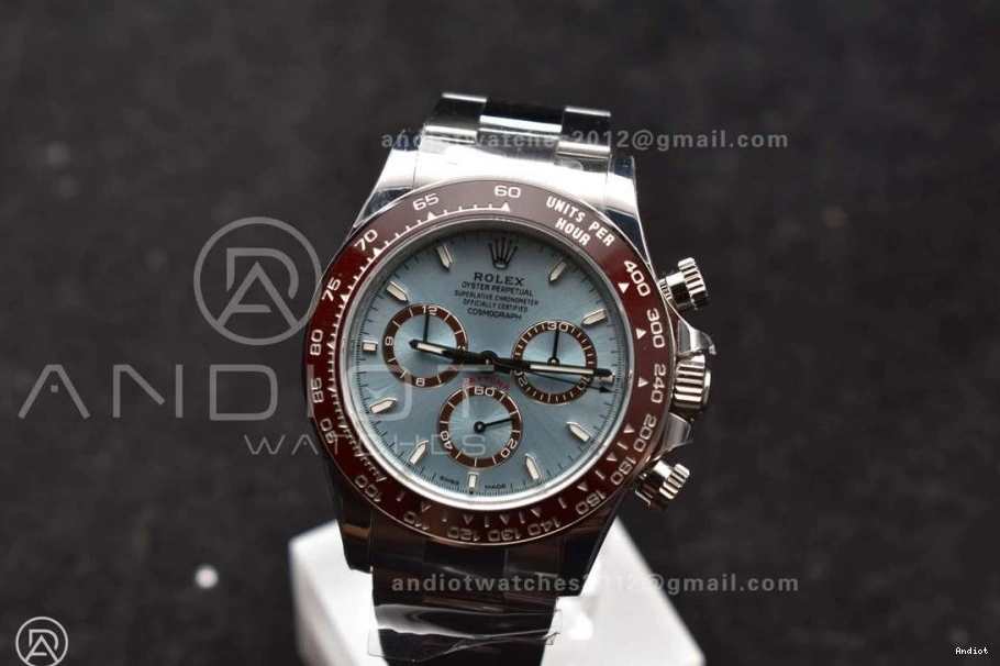 Clone Bracelet Ice Asian SS Markers Dial DD4131 SS on Sticks 904L Best Edition Blue 904L 126506 Daytona 1:1 VSF Super 0511